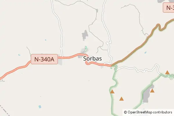 Mapa Sorbas