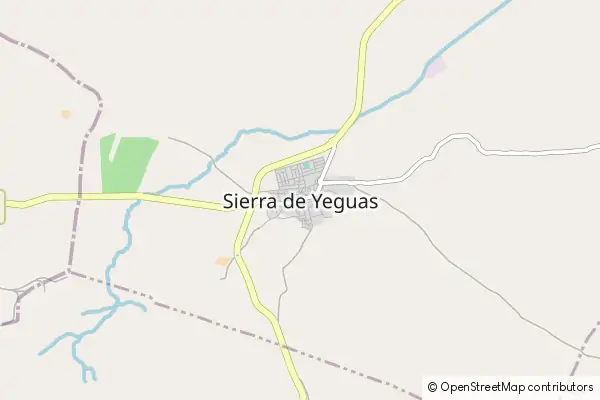 Mapa Sierra de Yeguas