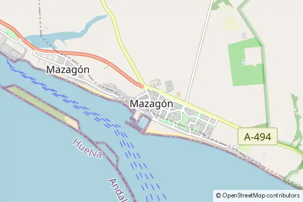 Mapa Mazagón