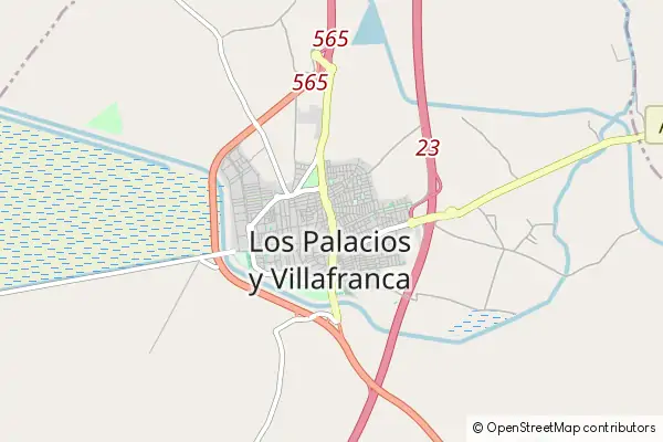 Mapa Los Palacios y Villafranca