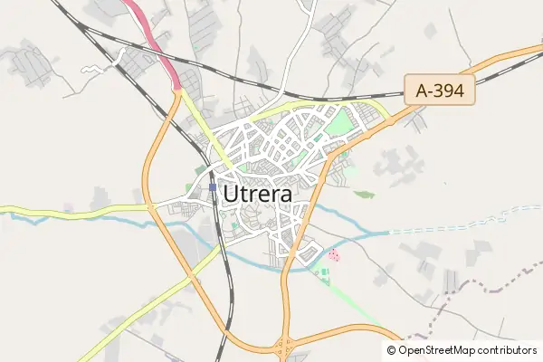 Mapa: Utrera • © OpenStreetMap contributors Mapa Utrera