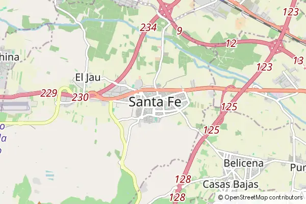 Mapa Santa Fe