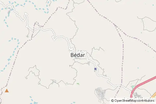 Mapa Bédar