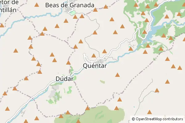 Mapa Quéntar