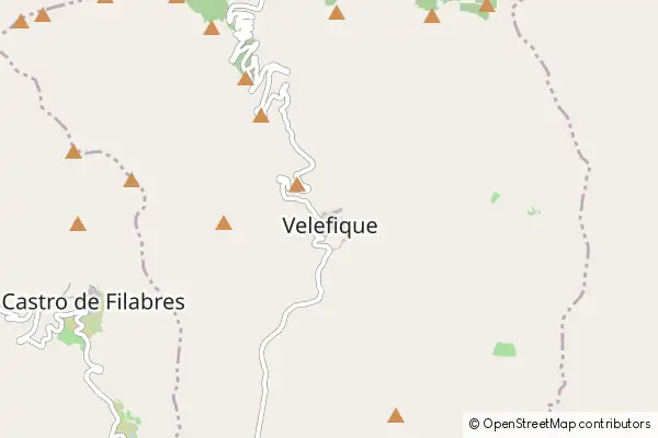 Mapa Velefique