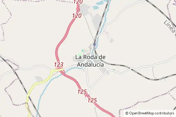 Mapa La Roda de Andalucía