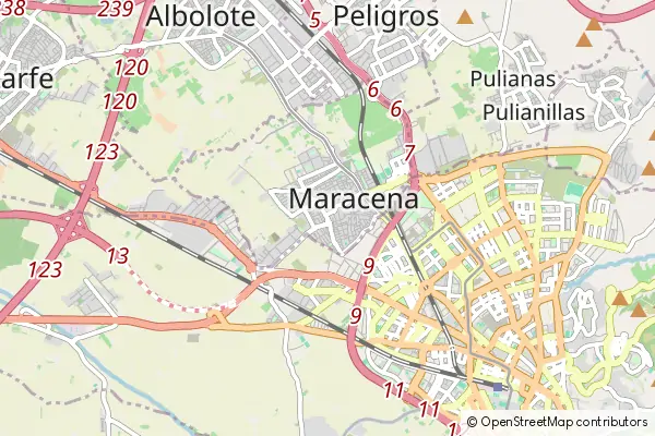 Mapa Maracena