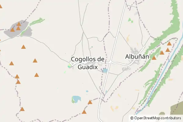 Mapa Cogollos de Guadix