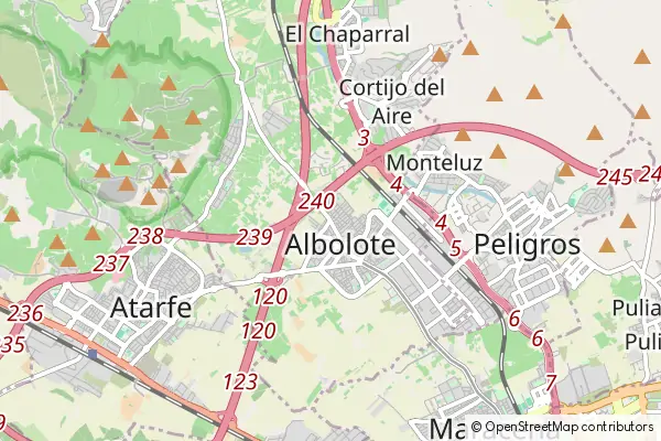 Mapa Albolote