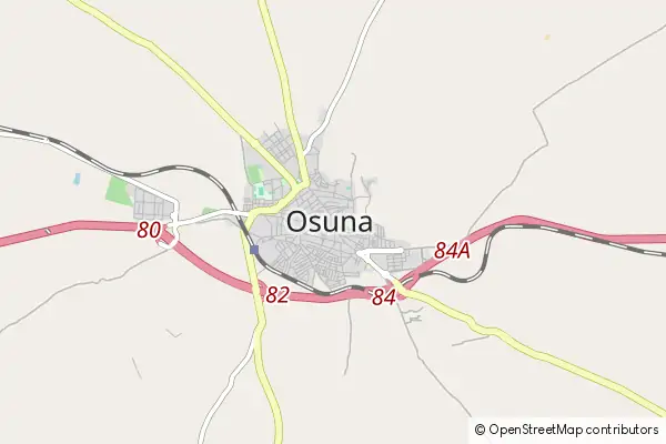 Mapa Osuna