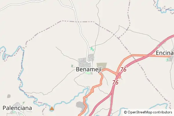 Mapa Benamejí