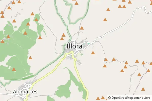 Mapa Illora