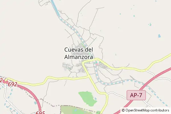 Mapa Cuevas del Almanzora