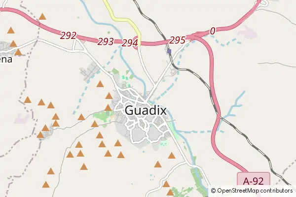 Mapa Guadix