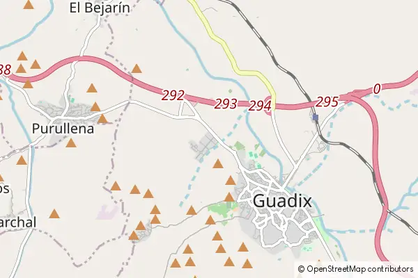 Mapa Benalúa de Guadix