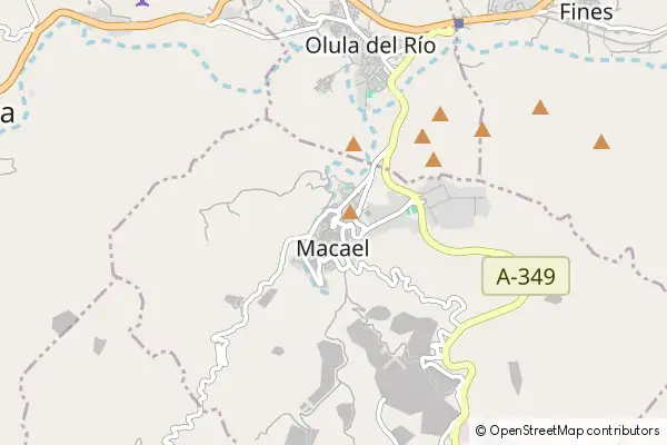 Mapa Macael