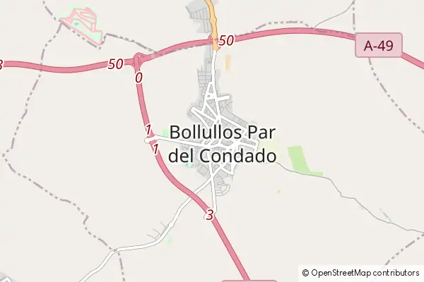 Mapa Bollullos par del Condado