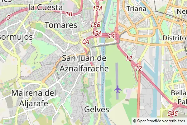 Mapa San Juan de Aznalfarache