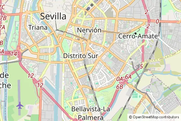 Mapa Lora del Rio