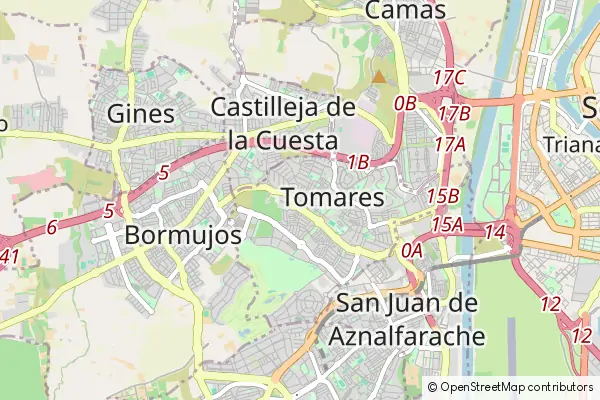 Mapa Tomares