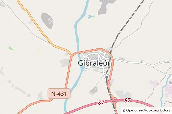 Mapa Gibraleón