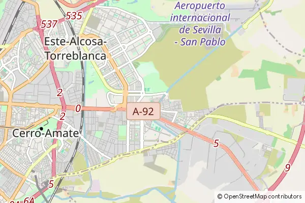 Mapa Alcolea del Rio