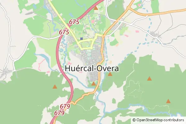 Mapa Huércal-Overa