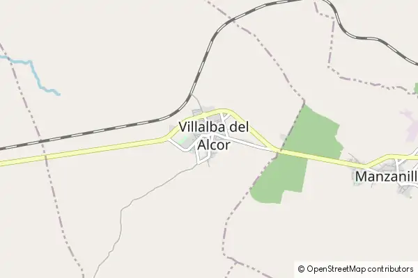 Mapa Villalba del Alcor