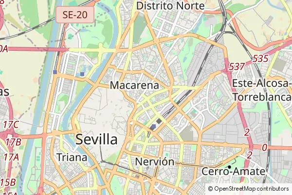 Mapa Almaden de la Plata