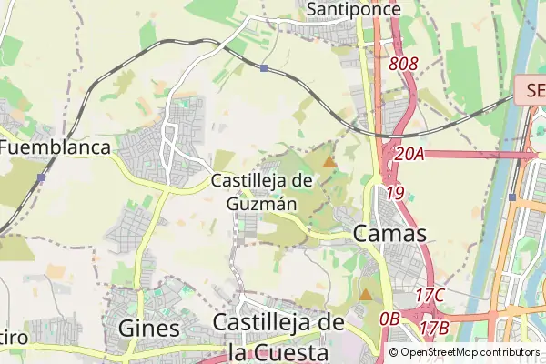 Mapa Castilleja de Guzmán