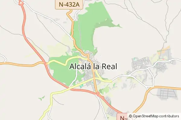 Mapa Alcalá la Real