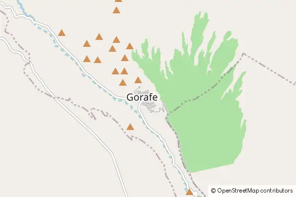 Mapa Gorafe