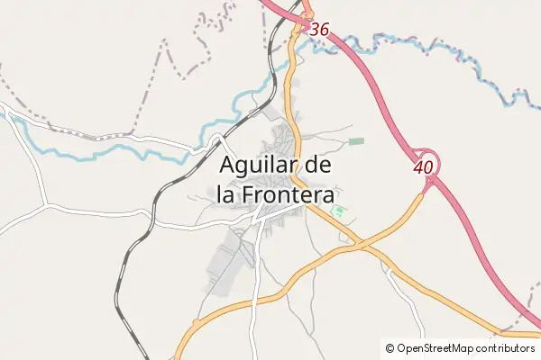 Mapa Aguilar de la Frontera