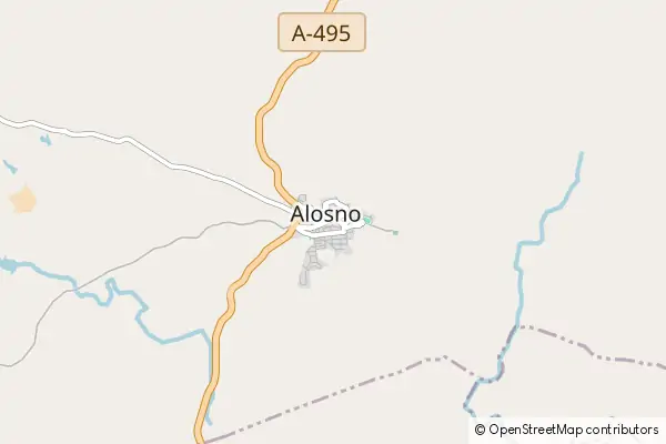 Mapa Alosno