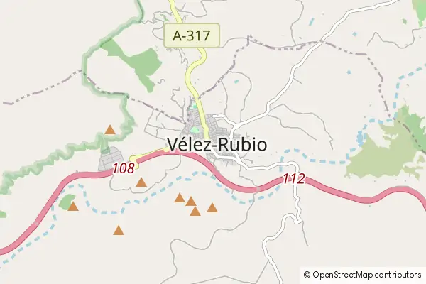 Mapa Vélez-Rubio