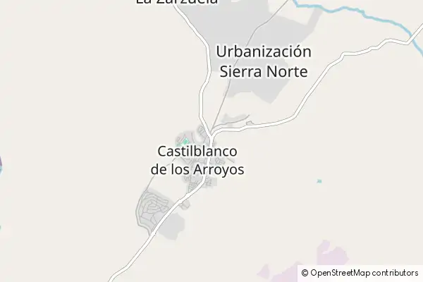 Mapa Castilblanco de los Arroyos