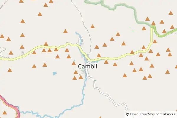 Mapa Cambil