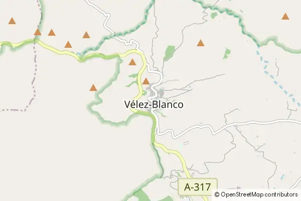 Mapa Velez Blanco