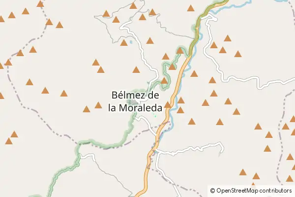 Mapa Bélmez de la Moraleda