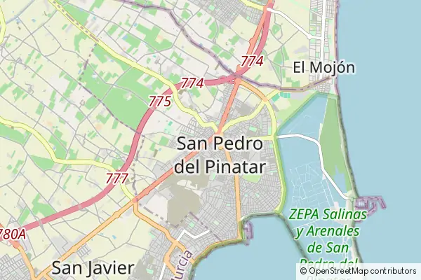 Mapa San Pedro del Pinatar