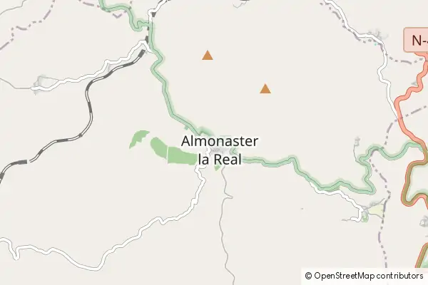 Mapa Almonaster la Real