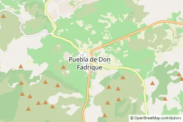 Mapa Puebla de Don Fadrique