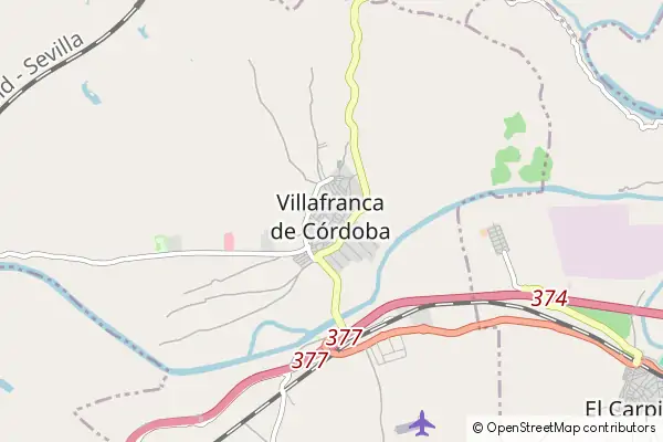 Mapa Villafranca de Córdoba