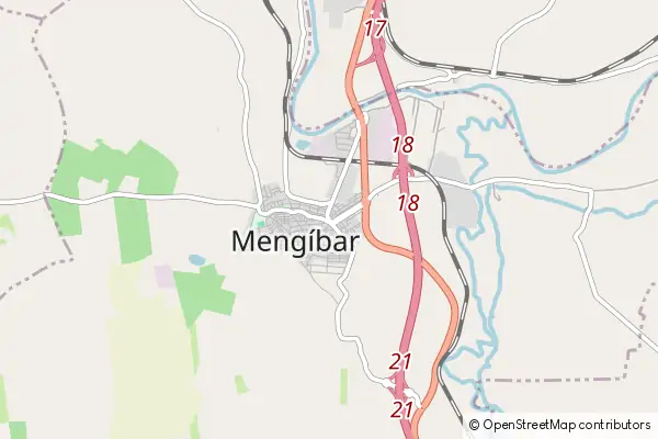 Mapa Mengíbar