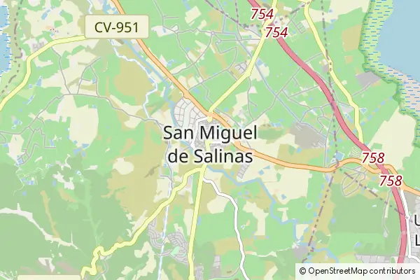 Mapa San Miguel de Salinas