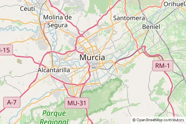 Mapa Murcja