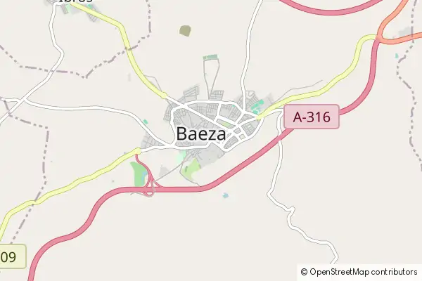 Mapa Baeza