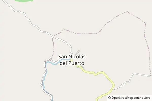 Mapa San Nicolás del Puerto