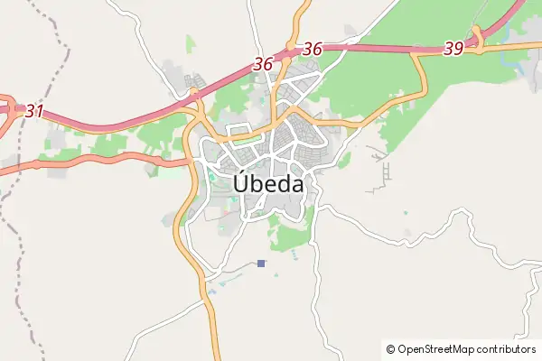 Mapa Úbeda