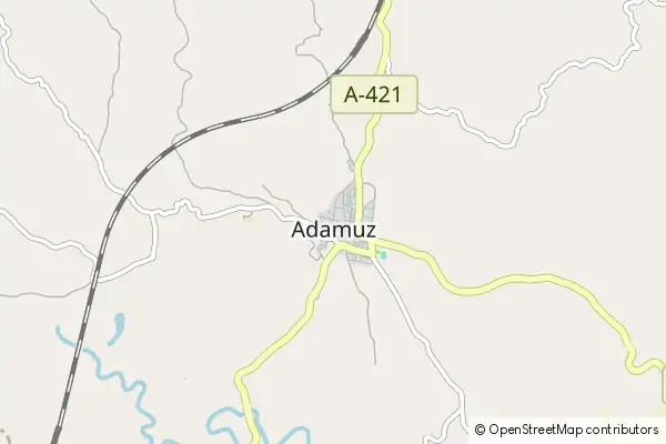 Mapa Adamuz